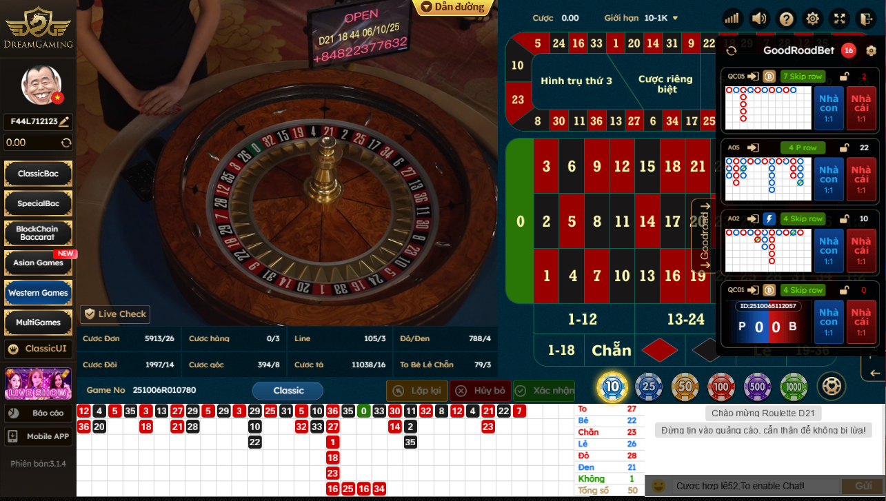 Roulette OKKING – Trải nghiệm vòng quay đỉnh cao như tại Vegas 1 Khám phá sảnh Roulette OKKING